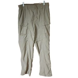 Columbia Women’s PFG‎ Convertible Nylon Fishing Pants Size Medium L32 Tan